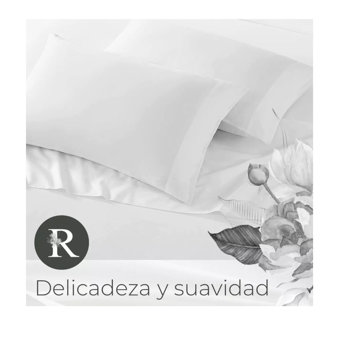 GENERICO - Sabanas Juego 300 Hilos 100% Algodon Rosewood