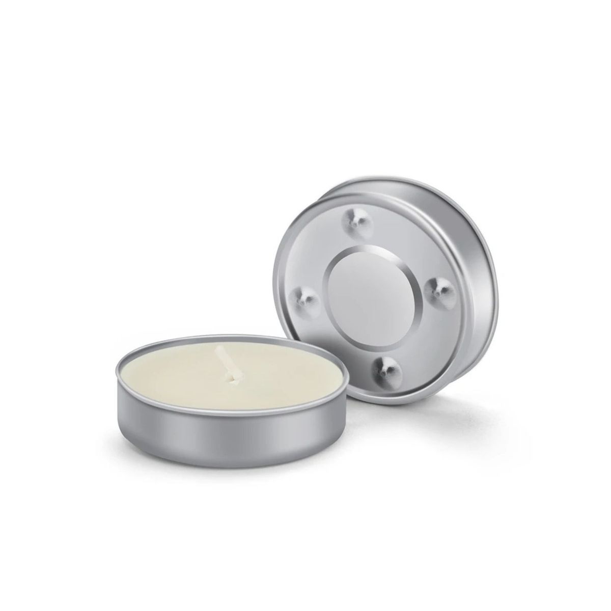 GENERICO - Set 50 Velas Blancas Redondas Flotantes Decorativas 3,3cm