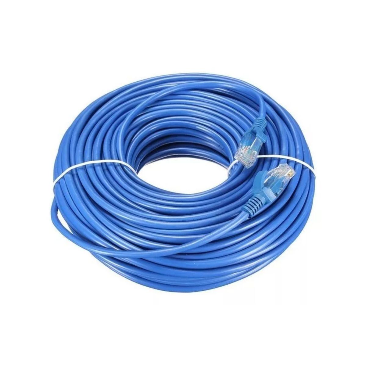 GENERICO - Cable De Red Para Internet 10 Metros Azul Rj45 Categoria 5e