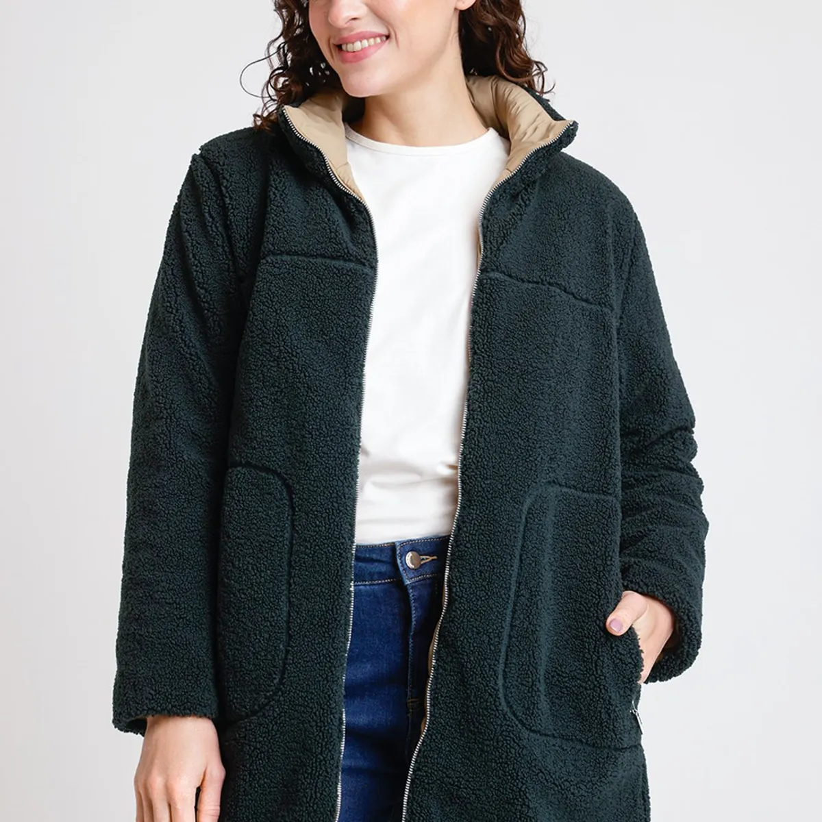 CANADIENNE - Parka De Mujer Modelo Ariel Color Petroleo Canadienne