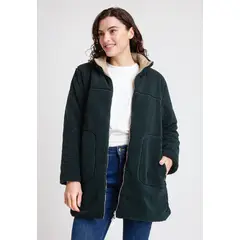 CANADIENNE - Parka De Mujer Modelo Ariel Color Petroleo
