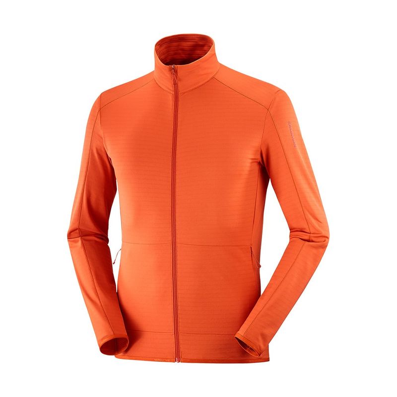SALOMON - Polerón Outrack Full Zip Mid M Hombre Salomon