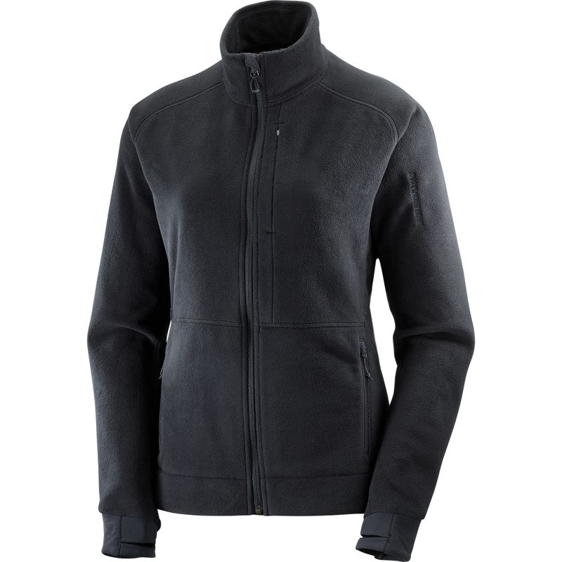 SALOMON - Polerón Mujer Essential Mifleece Fz W Negro Salomon