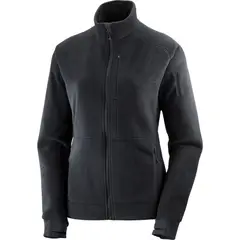 SALOMON - Polerón Mujer Essential Mifleece Fz W Negro