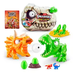 SMASHERS - SET DE BATALLA T-REX DINO ISLAND - VERDE