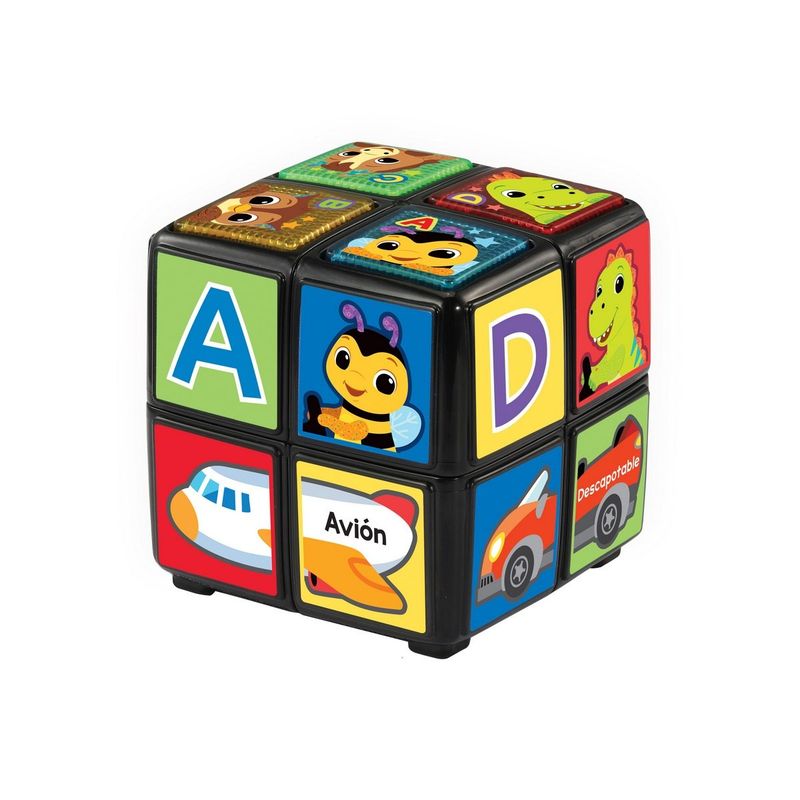 VTECH - CUBO MAGICO INFANTIL GIRA Y APRENDE VTECH.-