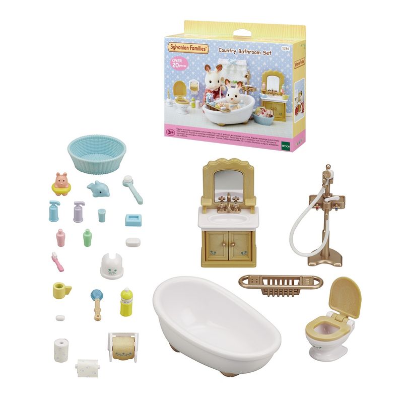 SYLVANIAN FAMILIES - SET BAÑO COUNTRY  SYLVANIAN FAMILIES