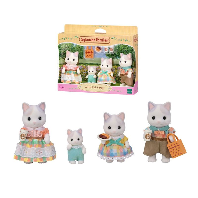 SYLVANIAN FAMILIES - FAMILIA GATOS LECHE  SYLVANIAN FAMILIES
