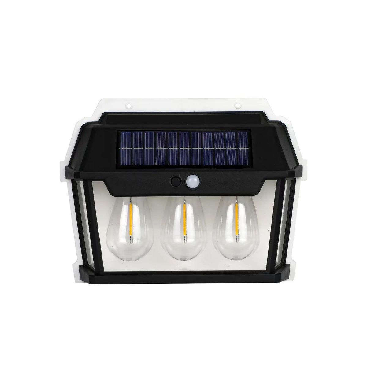 GENERICO - Foco Solar Luz Calida 3 Ampolletas con Sensor de Movimientos