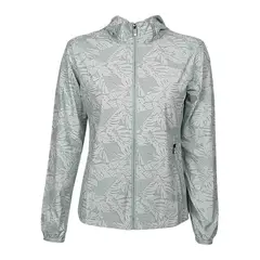 ANDESLAND OUTDOOR APPAREL - Cortaviento Flex Bangsi Gris Claro Mujer