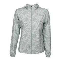 ANDESLAND OUTDOOR APPAREL - Cortaviento Flex Bangsi Gris Claro Mujer