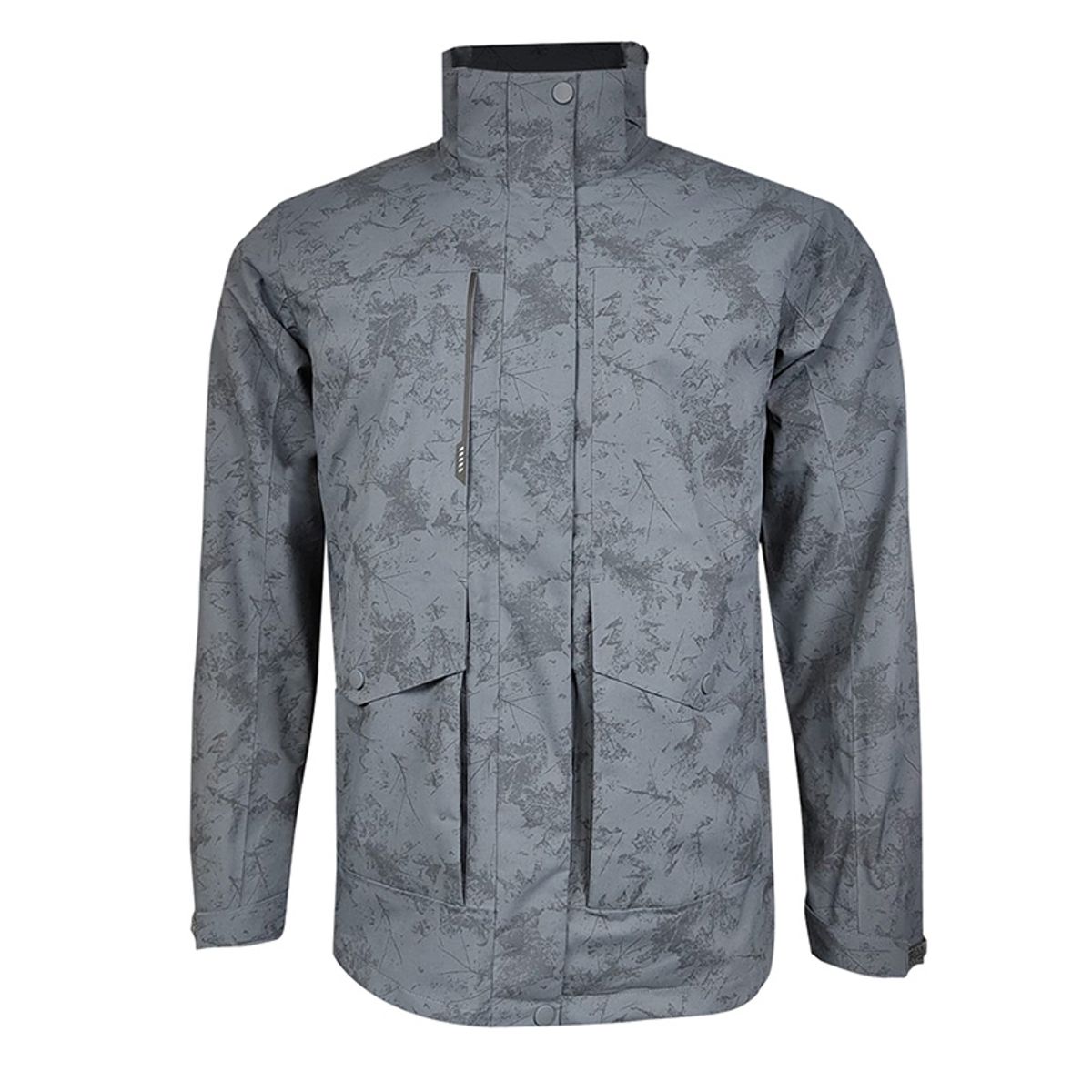 ANDESLAND OUTDOOR APPAREL - Cortaviento Impermeable Urbano Bengala Gris Estampado Hombre