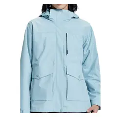 ANDESLAND OUTDOOR APPAREL - Cortaviento Impermeable Urbano Celeste Mujer