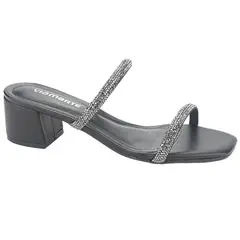 VIA MARTE - Sandalia Mujer Negro Casual 23-9810