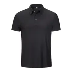 ANDESLAND OUTDOOR APPAREL - Polera Dry Fit Ultra Manga Corta Ruppell Negro Hombre
