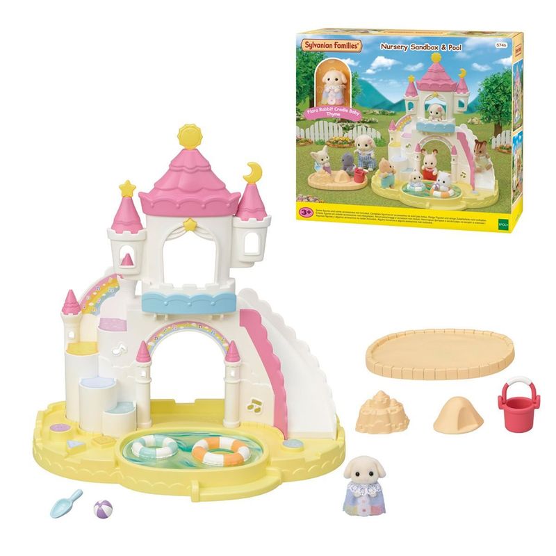 SYLVANIAN FAMILIES - ARENERO Y PISCINA DE BEBES  SYLVANIAN FAMILIES