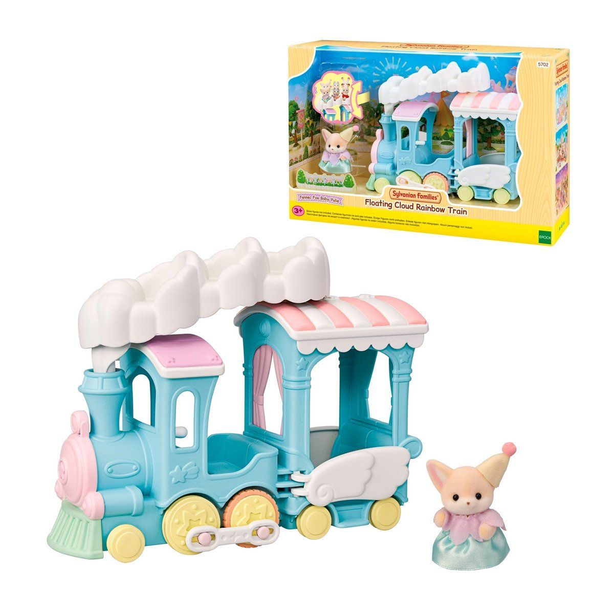 SYLVANIAN FAMILIES - Tren arcoíris Sylvanian Families colección para bebé