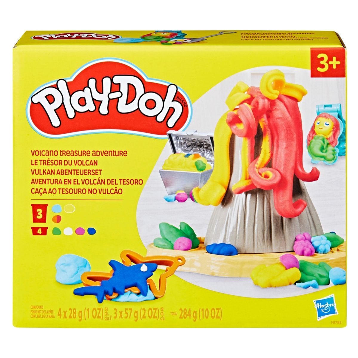PLAY DOH - Masas y Plastilinas Play-Doh Aventura En El Volcán Del Tesoro