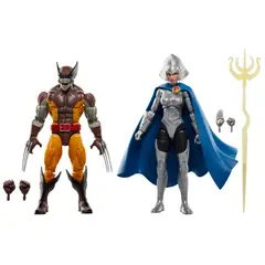 MARVEL - Figura de Acción Legends Series Wolverine y Lilandra Neramani