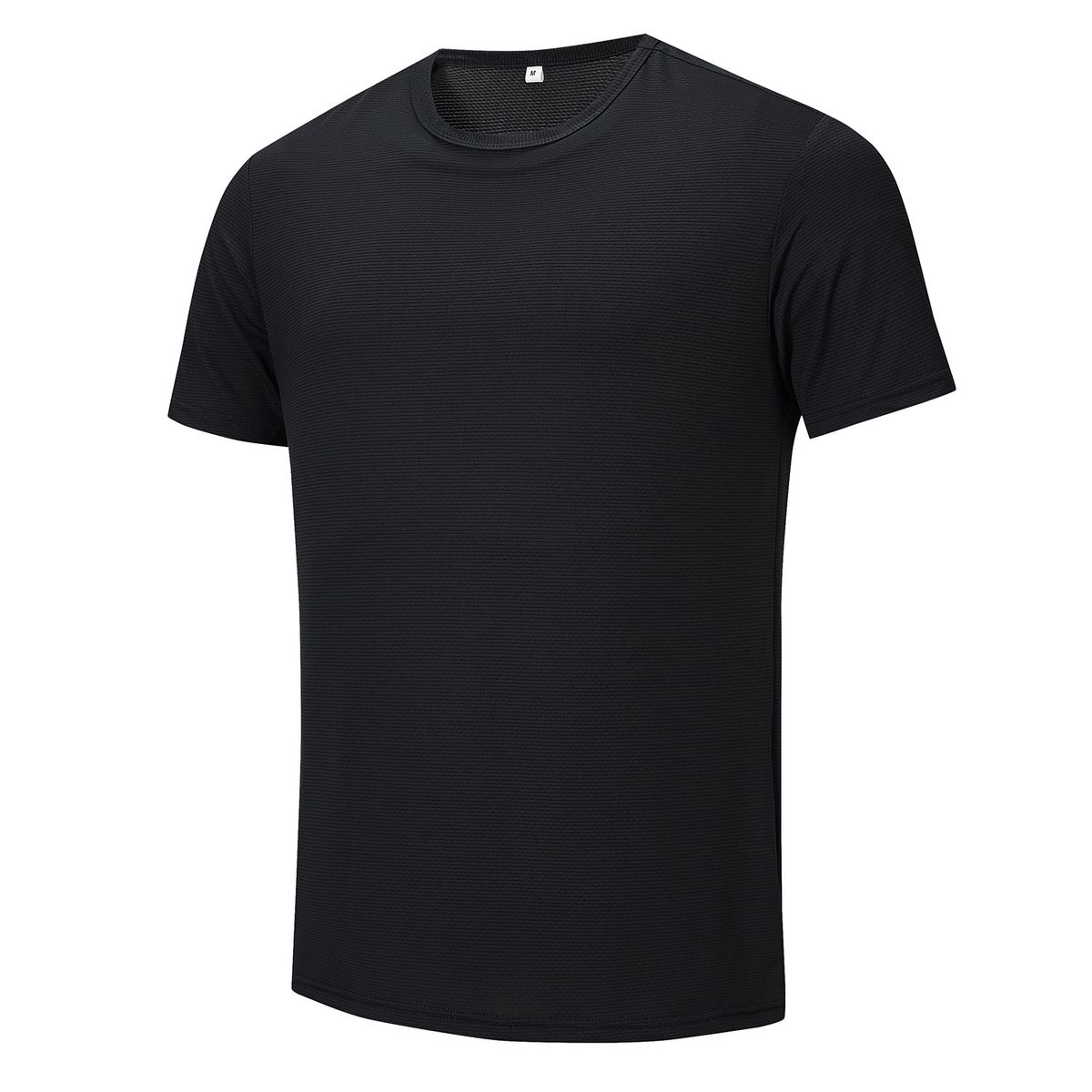 ANDESLAND OUTDOOR APPAREL - Polera Dry Fit Microperforado Manga Corta Sechurano Negro Hombre