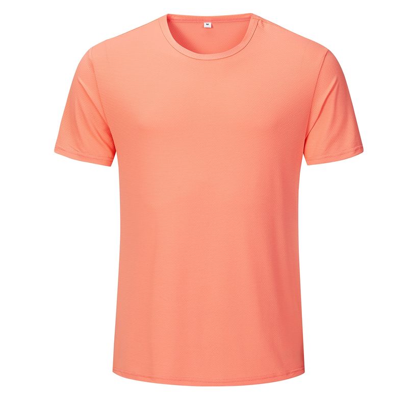 ANDESLAND OUTDOOR APPAREL - Polera DryFit Manga Corta Microperforada Salmón Hombre