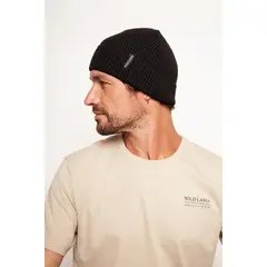 WILD LAMA - Gorro Ruta Reciclado Negro
