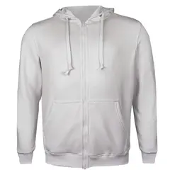 ANDESLAND OUTDOOR APPAREL - Polerón Canguro Con Cierre Vulpes Blanco Unisex