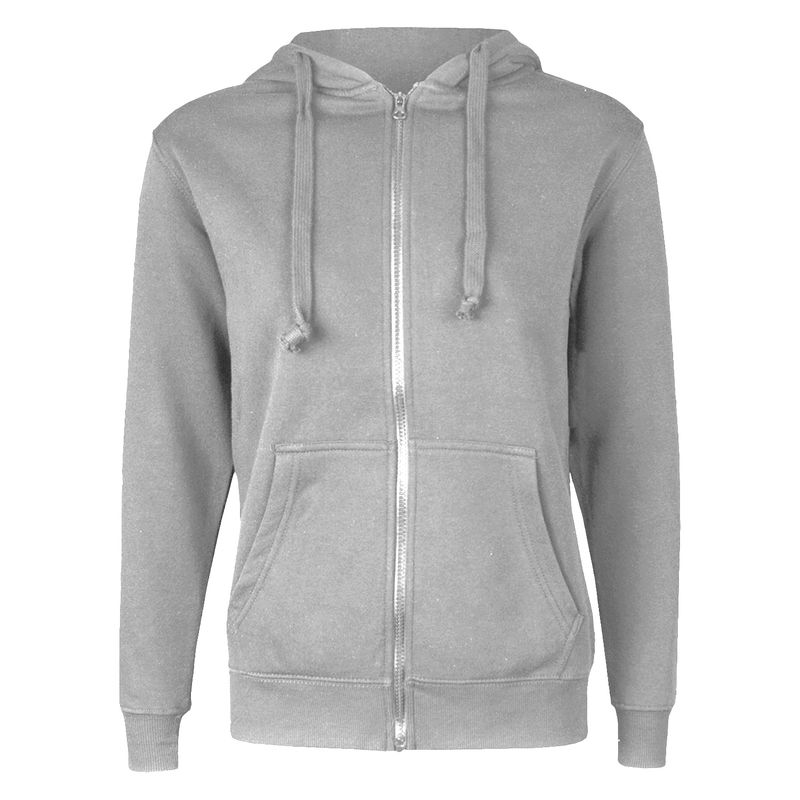 ANDESLAND OUTDOOR APPAREL - Polerón Canguro Con Cierre Vulpes Gris Unisex