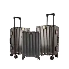 MOBII - Maletas Tapa Dura. Pack de 3. S 20"Cabina/M 24"/L 28". Gris