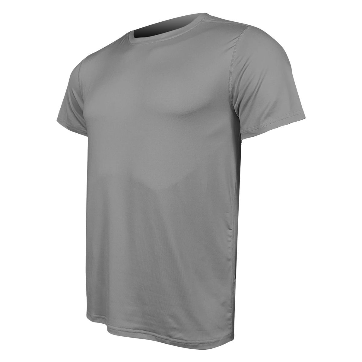 ANDESLAND OUTDOOR APPAREL - Polera Dry Fit Manga Corta Bangsi Essential Gris Hombre.-
