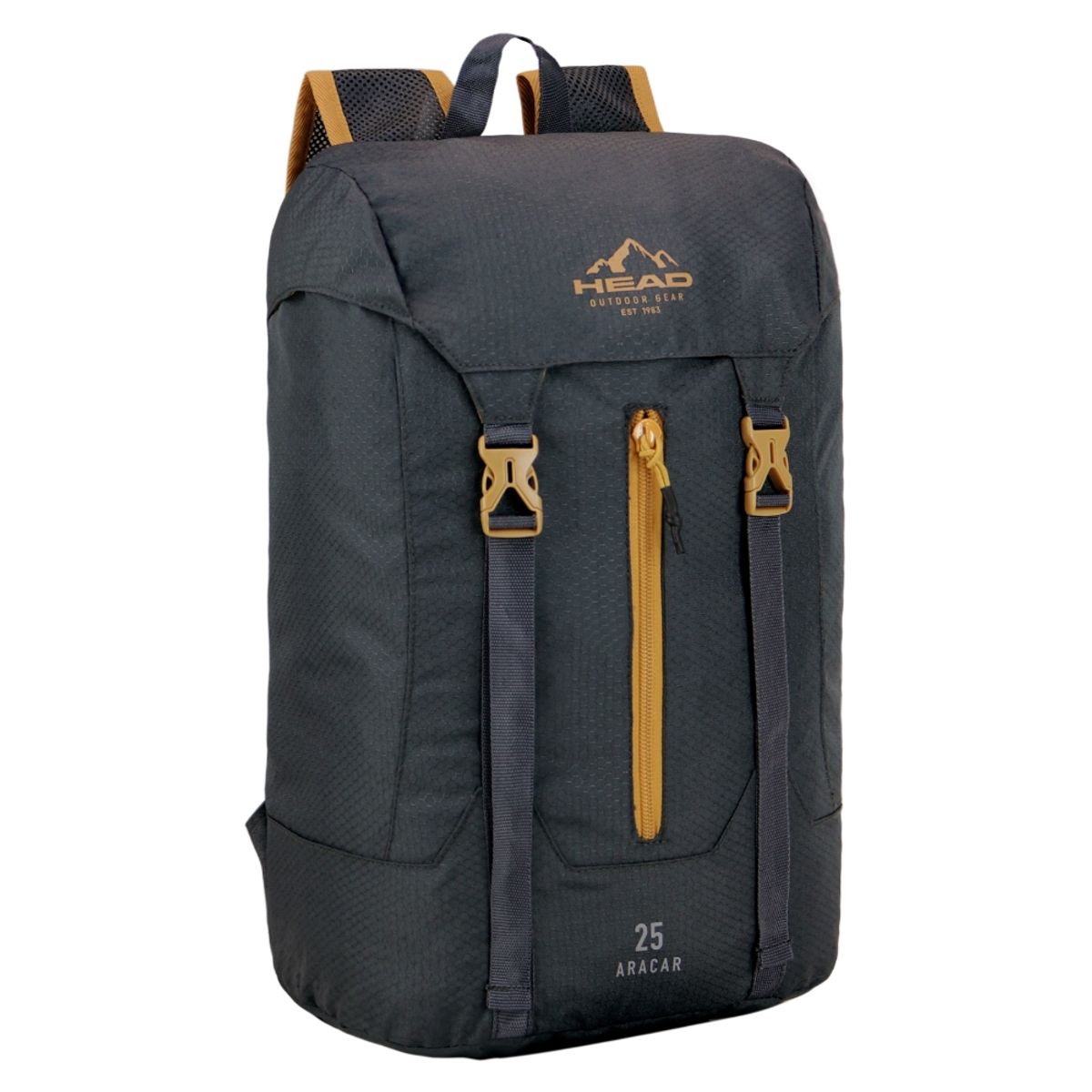 HEAD - Mochila Outdoor Camping Aracar 25 Gris Mostaza Head