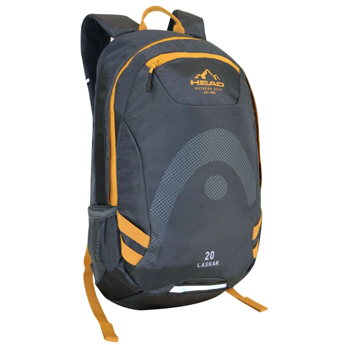 HEAD - Mochila Outdoor Camping Laskar 20 Gris Mostaza Head