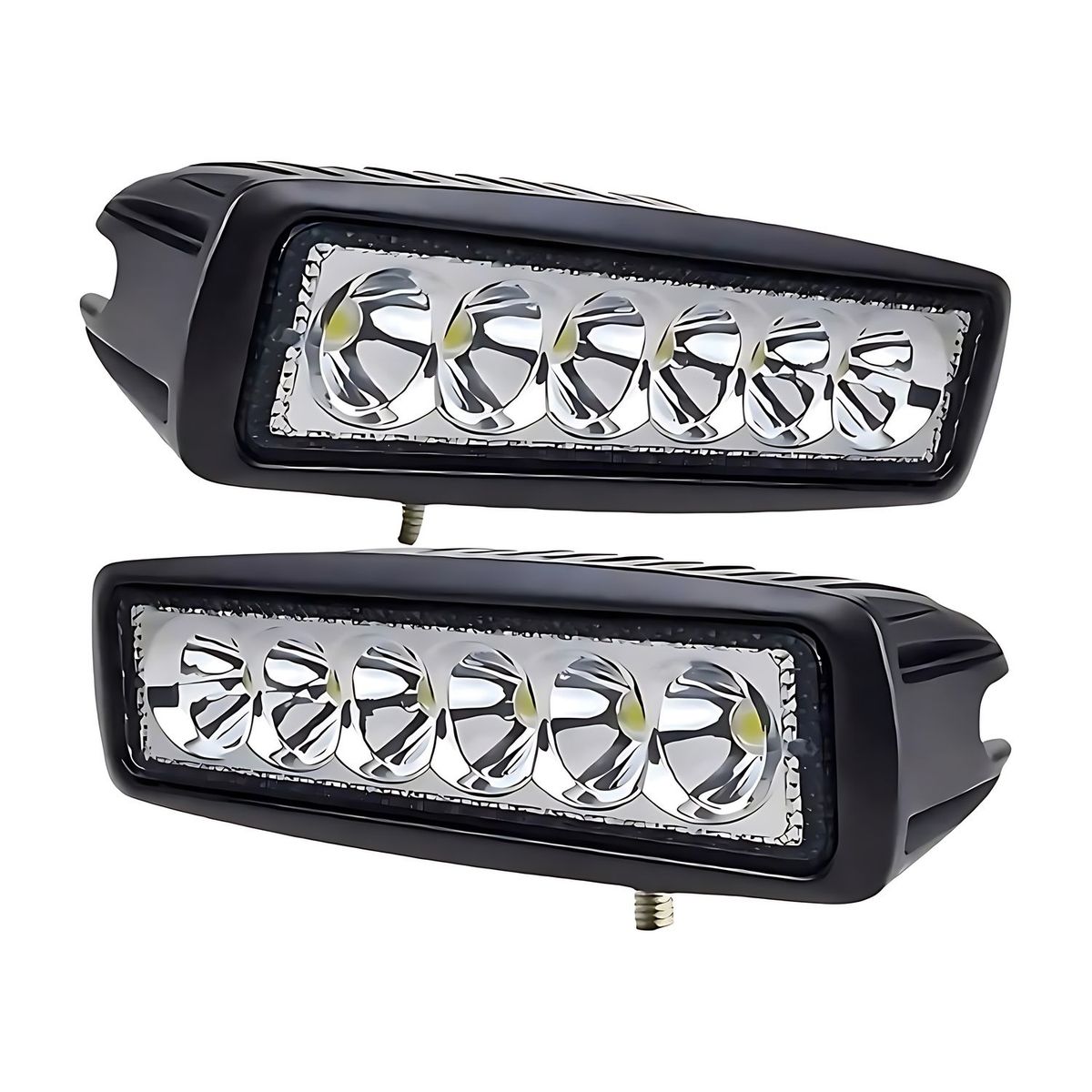 NOVYSTOR - Pack X2 Focos led Auto 18w Neblineros 4x4 Barra Led