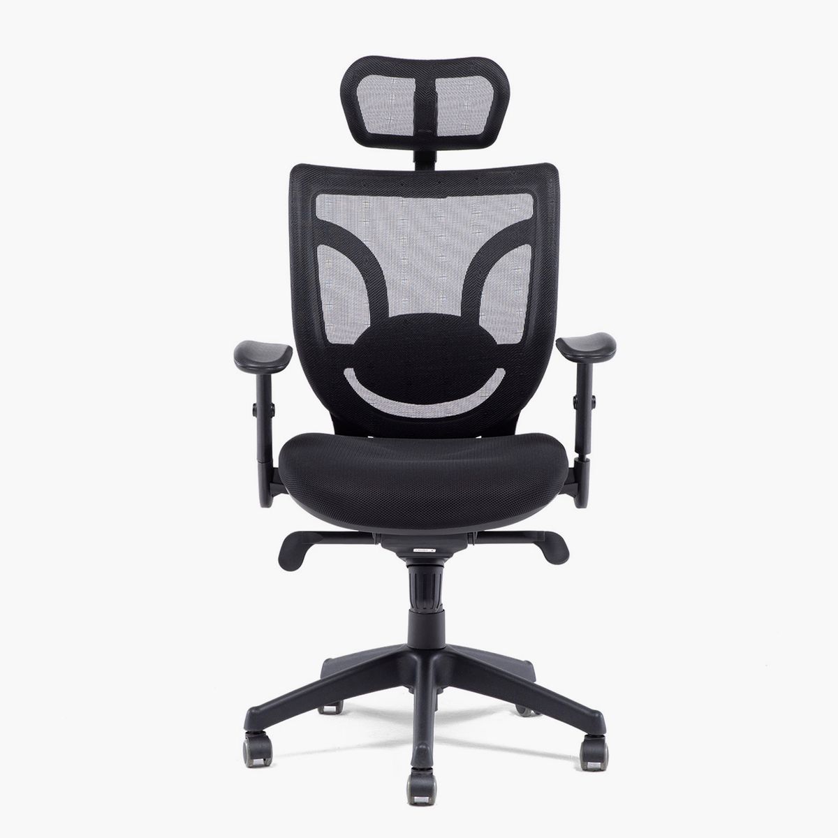 FORM OFFICE - Silla Oficina Black Base Nylon c/cabecero Negro Form
