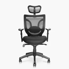 FORM OFFICE - Silla Oficina Black Base Nylon c/cabecero Negro Form