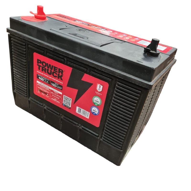 POWER TRUCK - BATERIA 100 AMP 900 CCA BORNE CON PERNO