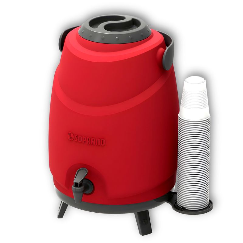 OEM - Maxi Termo 12 Litros Soprano Rojo para Agua Fria y Caliente OEM
