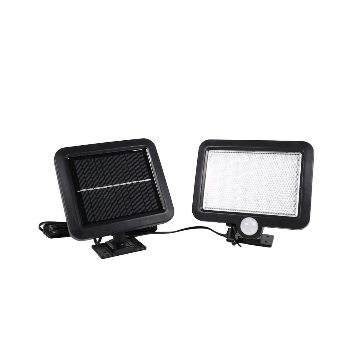 GENERICO - Lámpara 56 Led Solar Con Sensor De Movimiento Panel Solar