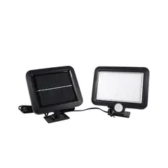 GENERICO - Lámpara 56 Led Solar Con Sensor De Movimiento Panel Solar