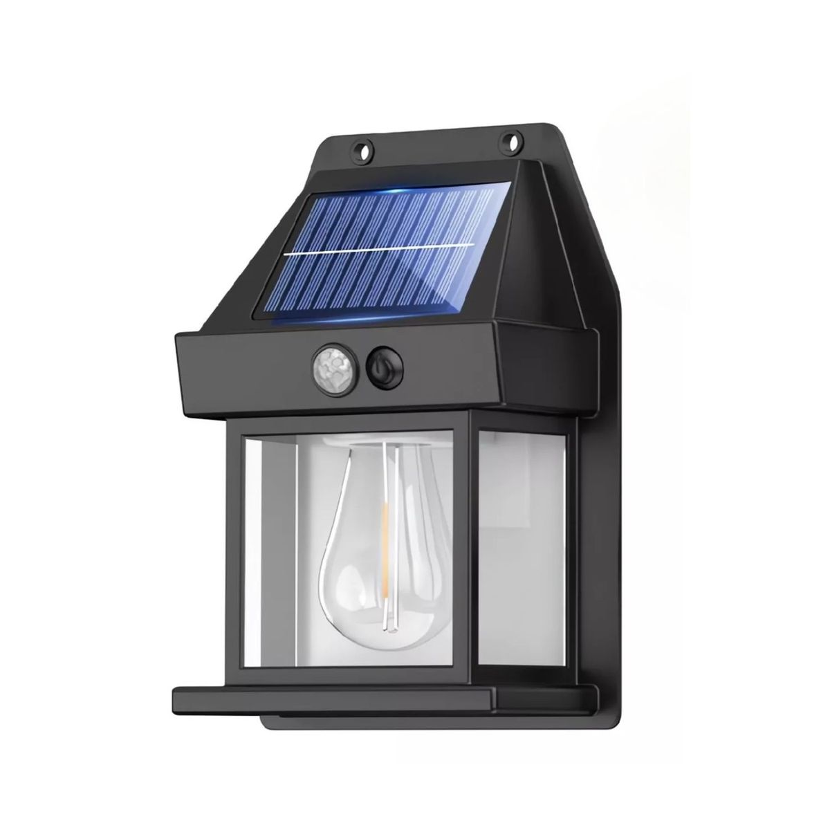 GENERICO - Lámpara De Pared Solar Ampolleta Con Sensor Impermeable