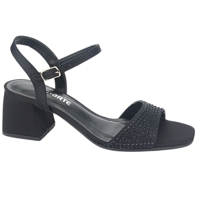 VIA MARTE - Sandalia Mujer Negro Casual Via Marte 23-9708