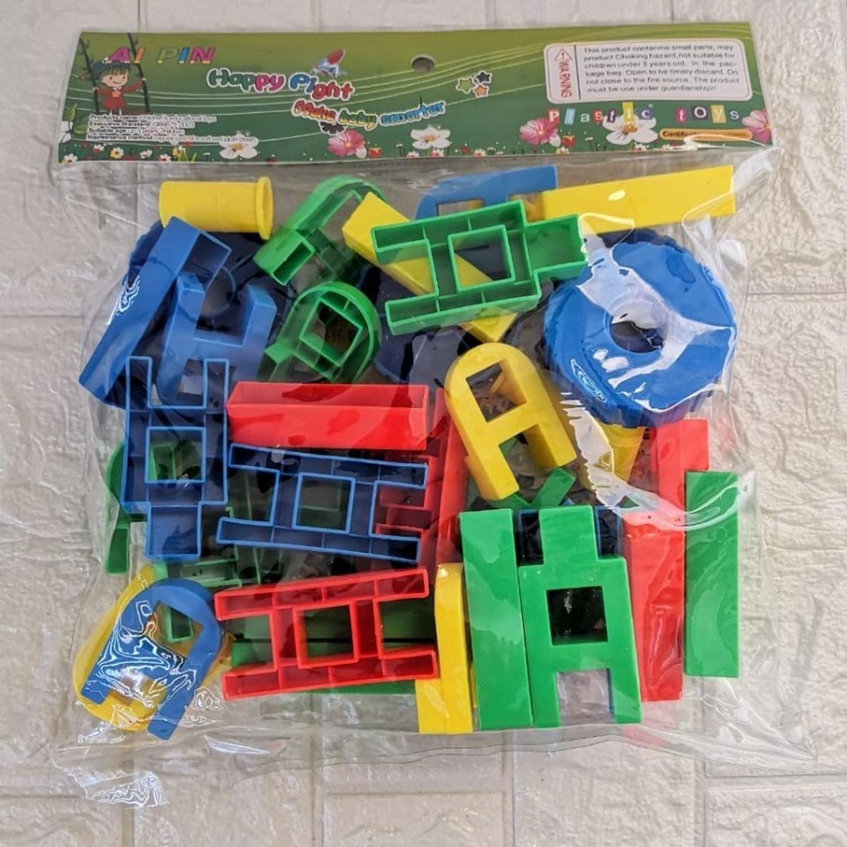 GENERICO - Bloques Educativos - Juguetes Didácticos - Amarillo