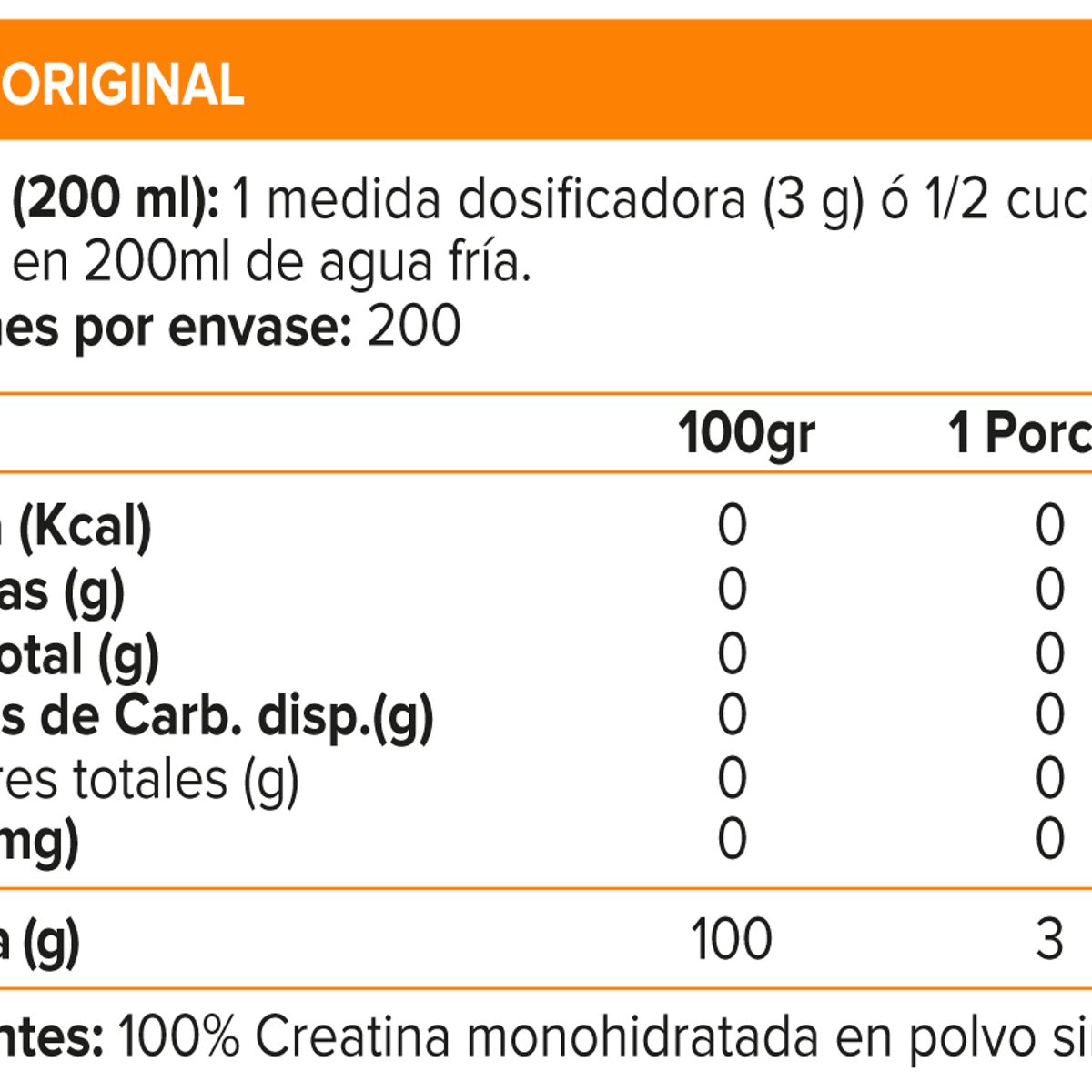 INTEGRALMEDICA - CREATINA HARDCORE 300GR, IM
