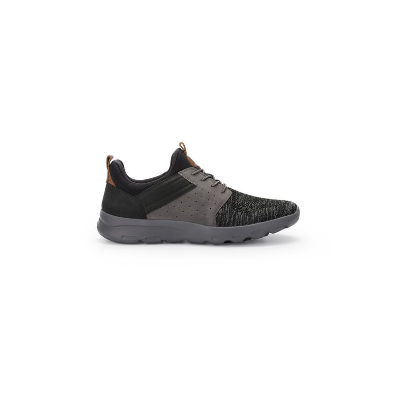 CARDINALE - Zapatillas Cuero Y Textil Walker-0-32 Gris CARDINALE