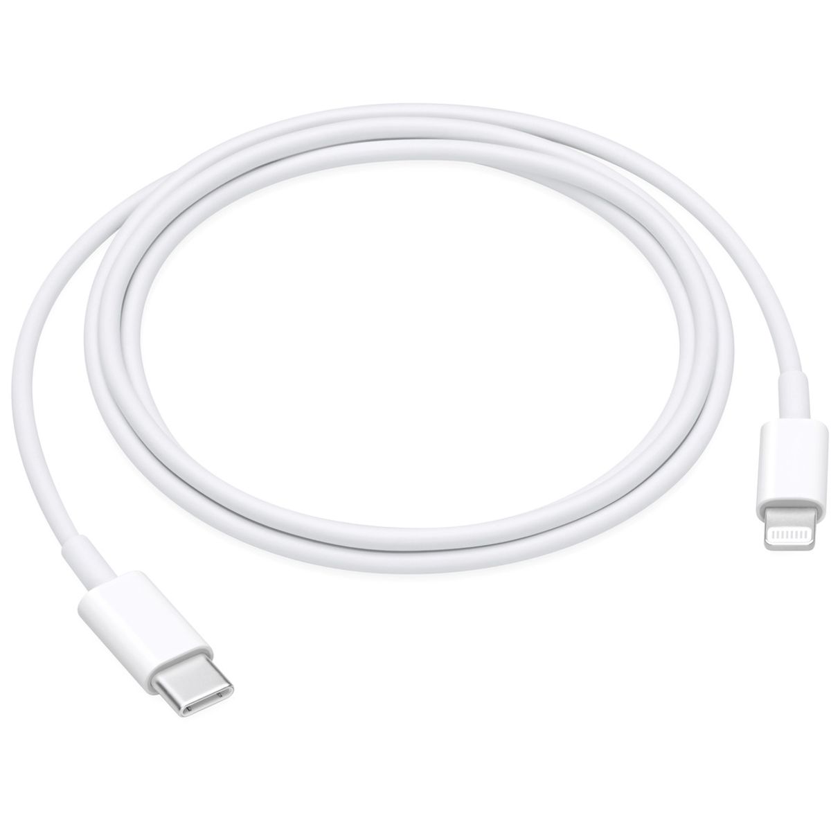 APPLE - Cable Apple MUQ93AM/A USB-C a Lightning 1 mt - Blanco