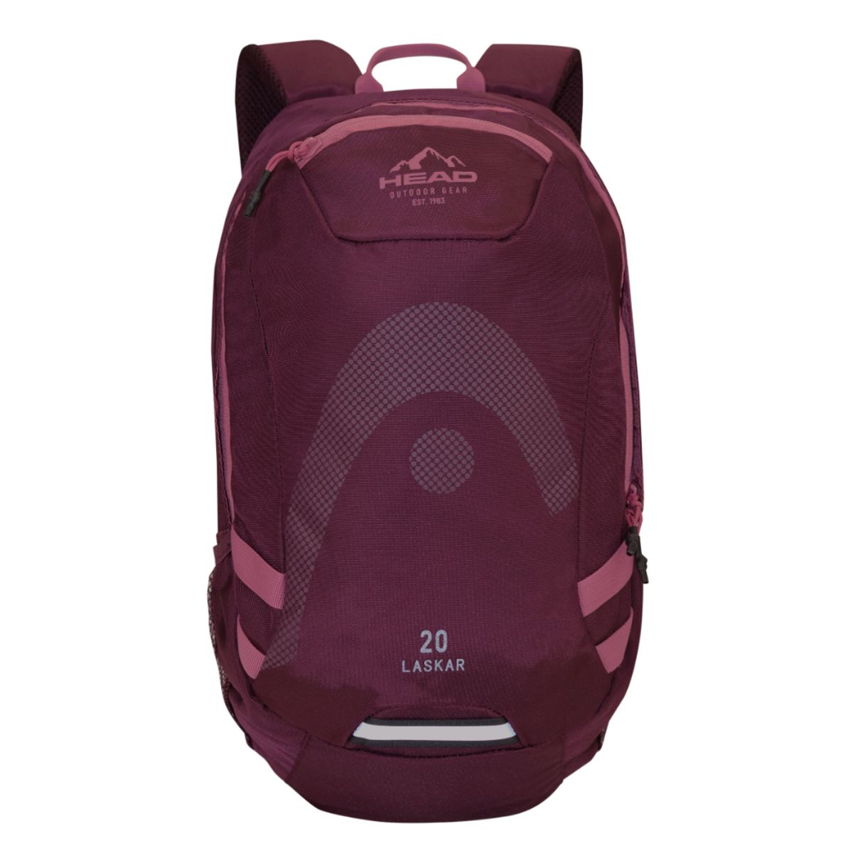 HEAD - Mochila Outdoor Camping Laskar 20 Burdeo Rosado Head