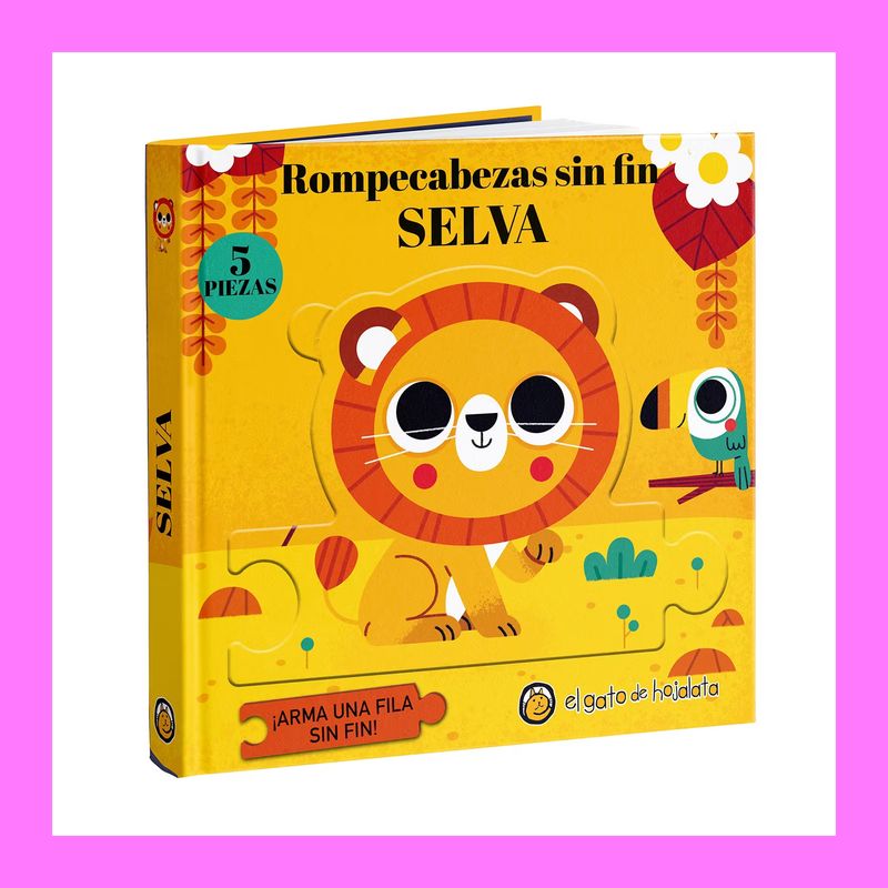 TOP10BOOKS - LIBRO ROMPECABEZAS SIN FIN: SELVA / EL GATO DE HOJALATA /