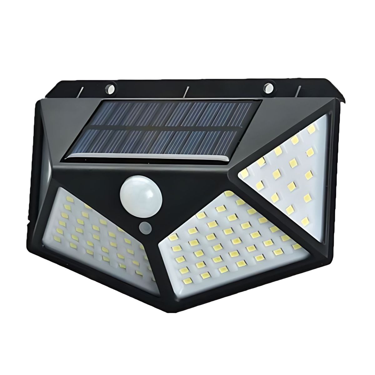 GENERICO - Lampara De Panel Solar Para Exteriores De 100 Led Sensor