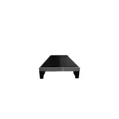 FLOBAL - Base de Cama 1,5 Plaza 105x190x35cm Gris