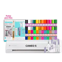 SILHOUETTE - Cameo 5 Blanca + FOIL K182